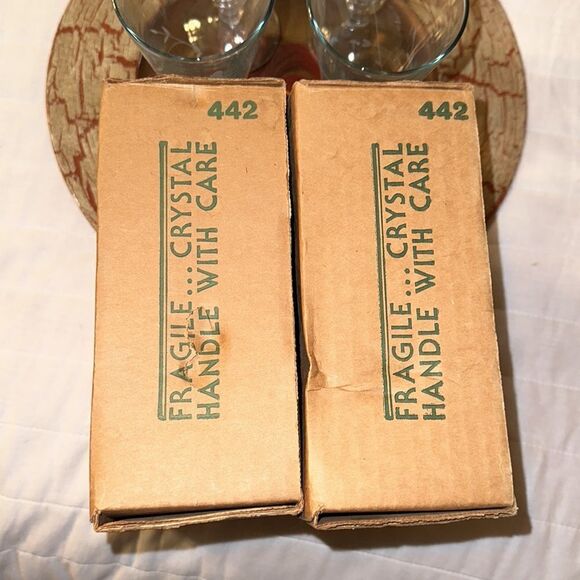 Princess House set of 4 Finely Crafted Crystal Glasses - Picture 14 of 16